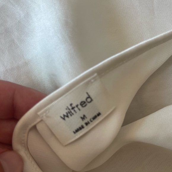 WILFRED CHAMPAGNE SLIP DRESS - SIZE M - LIKE NEW - Picture 3 of 3